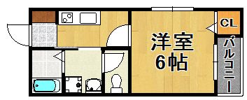 アシスト南片江の間取り画像
