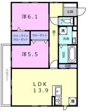アンソレイエくさつの間取り画像