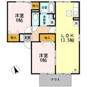 スリーファイブ ABの間取り画像