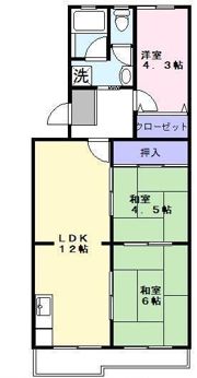アクシスKAWASEの間取り画像