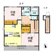 キャトルセゾン楢原の間取り画像