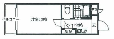 エリートNAKANOⅠ棟の間取り画像