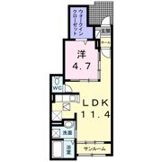 アムール 琴 Ⅲの間取り画像
