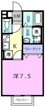 アクシスYの間取り画像