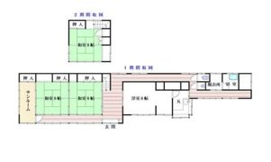 岩沼市中央一丁目貸家の間取り画像