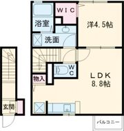 フェリースハイムの間取り画像
