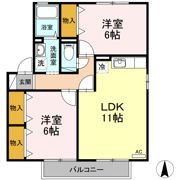レピィナード Ⅳの間取り画像