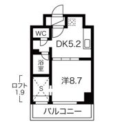 ラフルール連坊の間取り画像