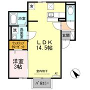 ハピネス下阪本の間取り画像