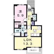 カーサピアッツァⅡの間取り画像