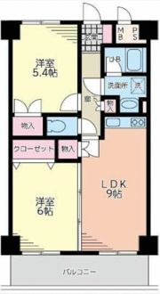 フレール仙台泉中央の間取り画像