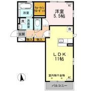 ルミナスゆぎの間取り画像