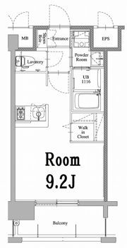 エンクレスト天神LARKの間取り画像