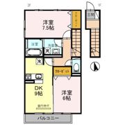 ヴェルコート B棟の間取り画像