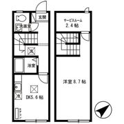 ミナミ大路ハイツ Aの間取り画像