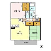 ベルタウンⅠ A棟の間取り画像