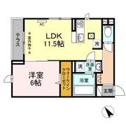 montee amour 2ndの間取り画像