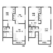 Glebe西野(グリーブ西野)の間取り画像