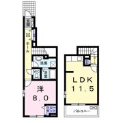 ハイ アヴェニールⅡの間取り画像
