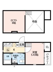 フローラ別府の間取り画像