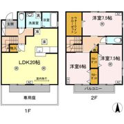 グランディール八乙女中央の間取り画像