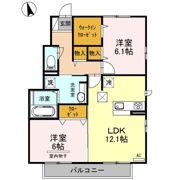 得蔵 壱番館の間取り画像