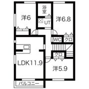 S.S.Tの間取り画像