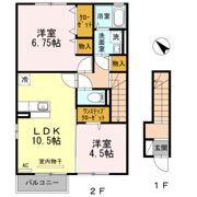 ファミールメゾンの間取り画像
