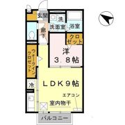レセンテ出町 A棟の間取り画像