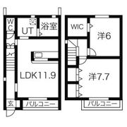 カーサグランデ(鶴巻)の間取り画像