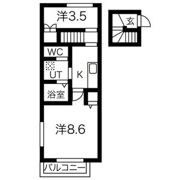sacrale(サクラーレ)西古川の間取り画像