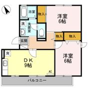 ハイカムール八乙女ST Ⅰの間取り画像