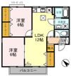 四天王ハイツ Ⅰの間取り画像