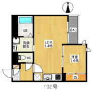 GRANDTICグランソレイユ別府の間取り画像