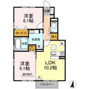Dーroom・ヤマイチ Bの間取り画像