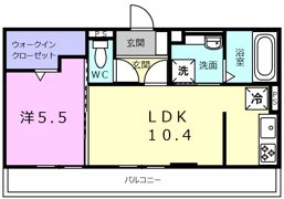 茶屋後･GKの間取り画像