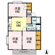 セジュール中條の間取り画像