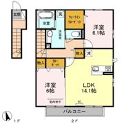 得蔵 弐番館の間取り画像
