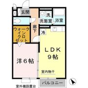 セジュール南堅田の間取り画像