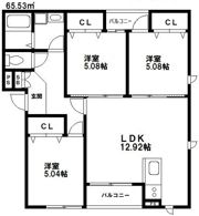 sorriso marina terrace（ソリーソマリナテラス）の間取り画像