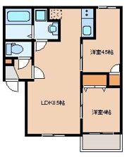 Luana姪浜（ルアナメイノハマ）の間取り画像