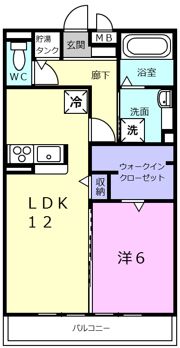 カサレリアⅡの間取り画像