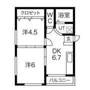 コンフォート榴の間取り画像