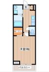 ウルス花京院 Bの間取り画像