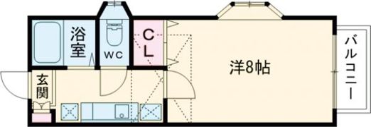 ベルパーク南吉成Bの間取り画像