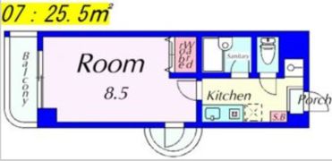 サンライズ西田の間取り画像