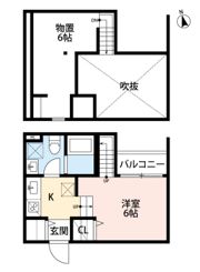 ブルージュ井尻の間取り画像