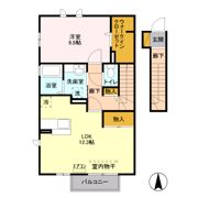 ルピナス 弐番館の間取り画像