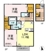 エクセル Ⅴの間取り画像