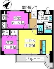 アムール古水の間取り画像